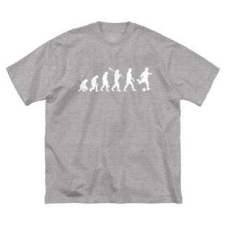 進化論Tシャツ【サッカー】 Big T-Shirt