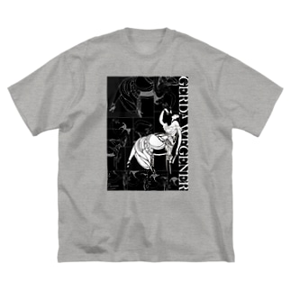 GERDA "Collage black×black" Big T-Shirt