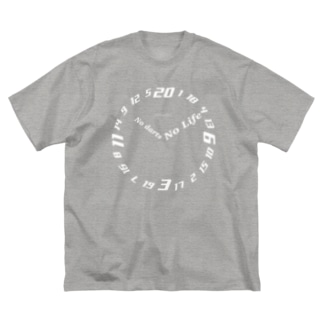 NO DARTS NO LIFE ーTIME ー【白】 Big T-shirts