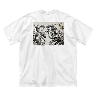 Yuu I Ss金剛力士 Big Silhouette T Shirt By Yuu I Yu Ichihira Suzuri