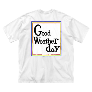 goodweatherday＿ロゴビッグT Big T-shirts