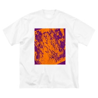 H.I.W.M.T.L #2(orange×purple) Big T-Shirt