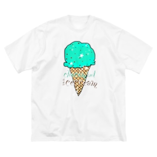 チョコミントアイスクリーム Big T-Shirt