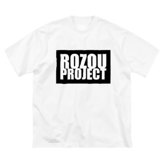 ROZOU　白ロゴ Big T-shirts
