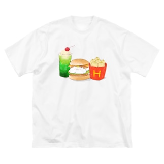 ぷぅ王子　ビッグぷぅバーガーセット Big T-Shirt
