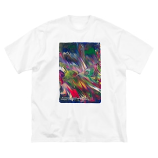 色彩の羽根　006a Big T-shirts
