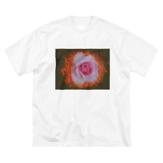 バラ　a burning rose1 Big T-Shirt