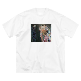  グスタフ・クリムト（Gustav Klimt） / 『死と生』（1915年） Big T-Shirt