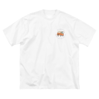イイダタコスのロゴ（黒文字） Big T-Shirt
