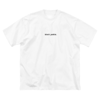 black junkie/white Big T-shirts