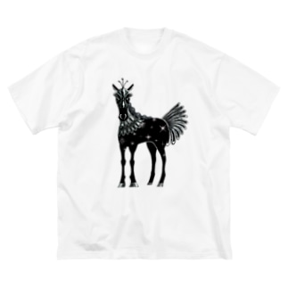 Horse シンピ Big T-shirts