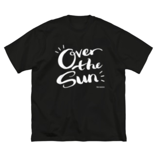 OVER THE SUN_Tシャツ(黒) Big T-Shirt
