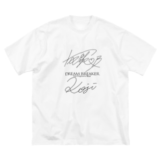 DREAM BREAKERサイン入りデザイン Big T-shirts