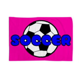 サッカーボール柄 ピンク Happy 25chanのブランケット通販 Suzuri スズリ