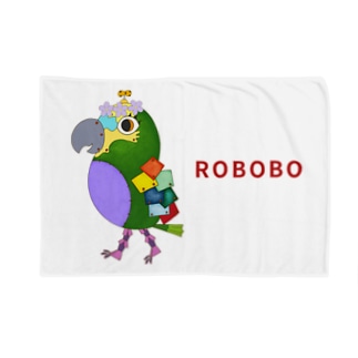 ROBOBO アオボウシインコ Blanket