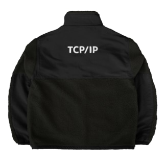 TCP/IP White Ink Boa Fleece Jacket