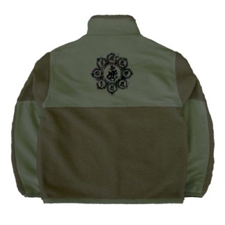 胎蔵種子曼荼羅 Boa Fleece Jacket