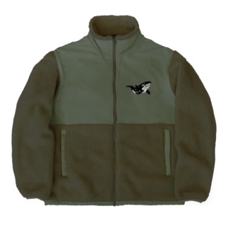 シャチ Boa Fleece Jacket