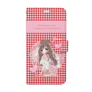 ♡Feelings you like I want you to understand♡手帳型 Book-Style Smartphone Case