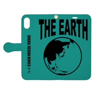 THE EARTH　手帳型iPhoneケース Book-Style Smartphone Case