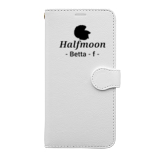 Halfmoon Betta⑤Black Book-Style Smartphone Case