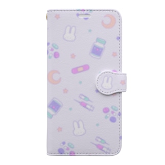 【IENITY】 Yamikawaii Syndrome 手帳型ケース #Purple Book-Style Smartphone Case
