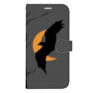 鷹は月夜に光り輝く Book-Style Smartphone Case