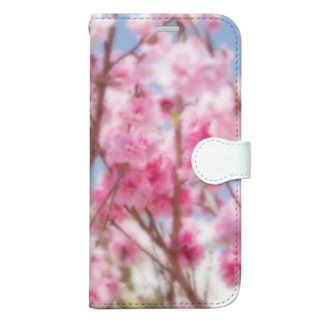 花フォト（八重桜） Book-Style Smartphone Case