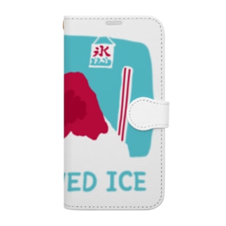 かき氷 Book-Style Smartphone Case