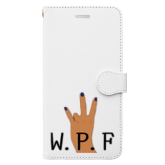 W.P.F 枠なし Book-Style Smartphone Case