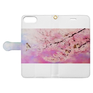 桜の舞曲 Book-Style Smartphone Case