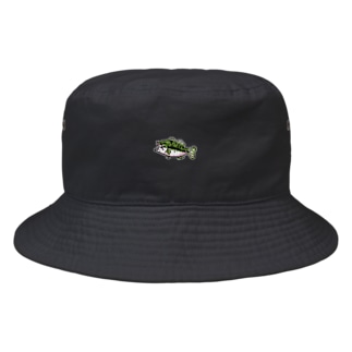 (釣りざんまい) ドット絵のブラックバス Bucket Hat