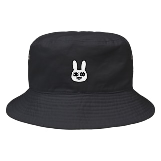 poker face rabbit Bucket Hat