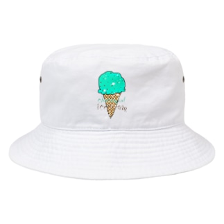 チョコミントアイスクリーム Bucket Hat