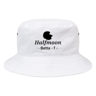 Halfmoon Betta⑤Black Bucket Hat