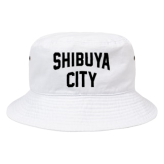 渋谷区 SHIBUYA CITY ロゴブラック Bucket Hat