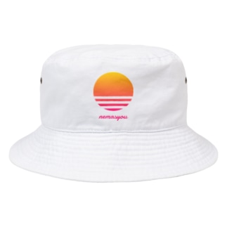 【寄付】nemasyou suns【イエロー】 Bucket Hat