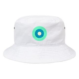サークルa・ペパーミント 水色4・ クリーム Bucket Hat