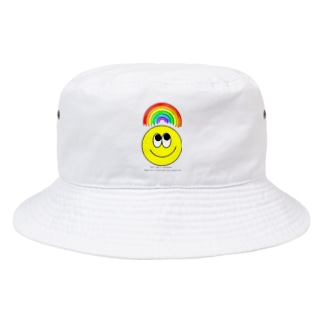 虹色スマイル Bucket Hat