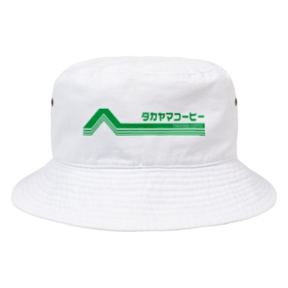 レトロポップロゴ(緑) Bucket Hat