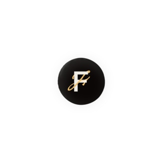 Double F Budge(Black)｜#FukaneGoods Tin Badge