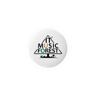 IT MUSIC FOREST チャリティーグッズ Tin Badge