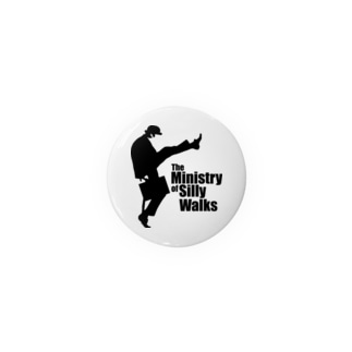 The Ministry of Silly Walks（バカ歩き省）2/2 Tin Badge