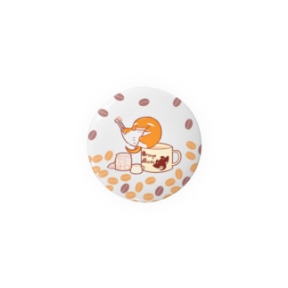 オレンジマンタ(コーヒータイム) Tin Badge