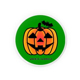 Jack-o´-Lantern(緑) Tin Badge