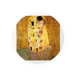 グスタフ・クリムト / 接吻 / 1908 /The Kiss / Gustav Klimt Tin Badge