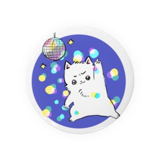 ぱっきりパーティー猫 Tin Badge