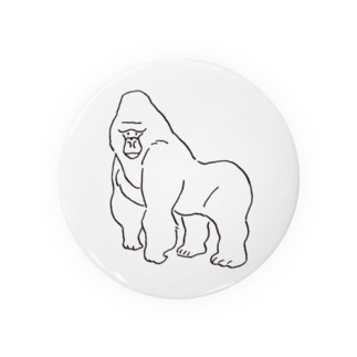 gorilla Tin Badge
