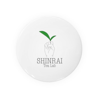 SHINRAI TEA LAB 英ロゴ Tin Badge