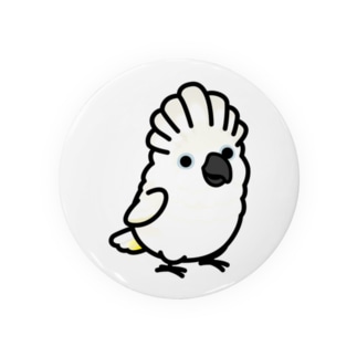 Chubby Bird タイハクオウム (75mm専用ページ） Tin Badge